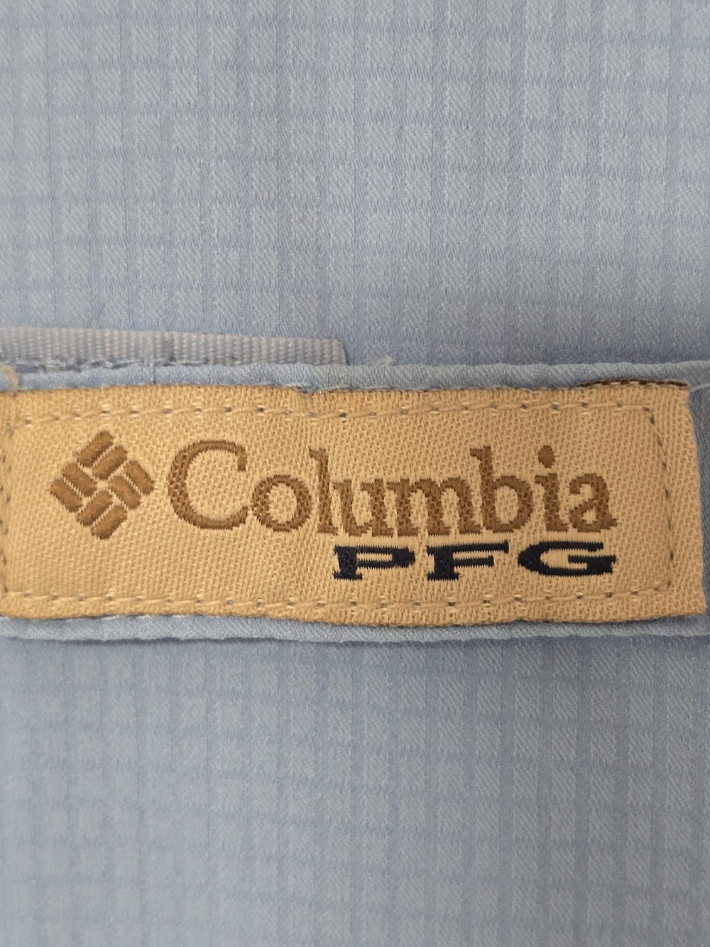 Columbia Light Blue Long Sleeve Fishing Shirt - Picture 3 of 10